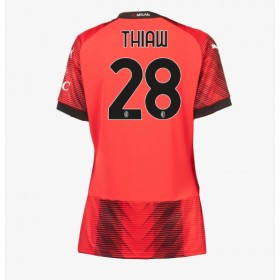 AC Milan Malick Thiaw #28 Hemmakläder Dam 2023-24 Kortärmad